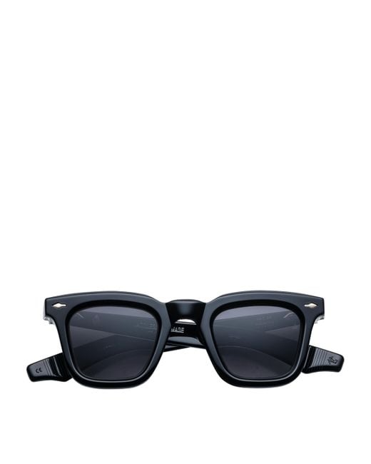 Jacques Marie Mage Black Acetate Leclair Sunglasses for men
