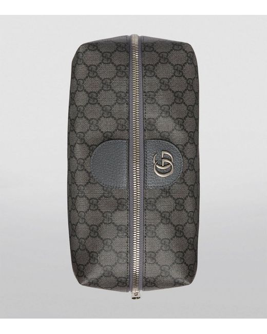 Gucci Gray Ophidia Gg Wash Bag for men