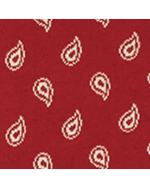 Guest In Residence Red Cotton-Silkthe Wild Rag Scarf