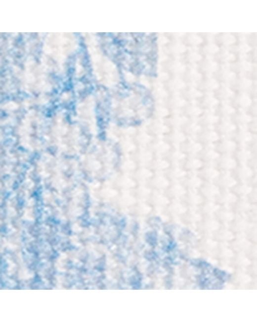 Harrods Blue Toile Coin Purse
