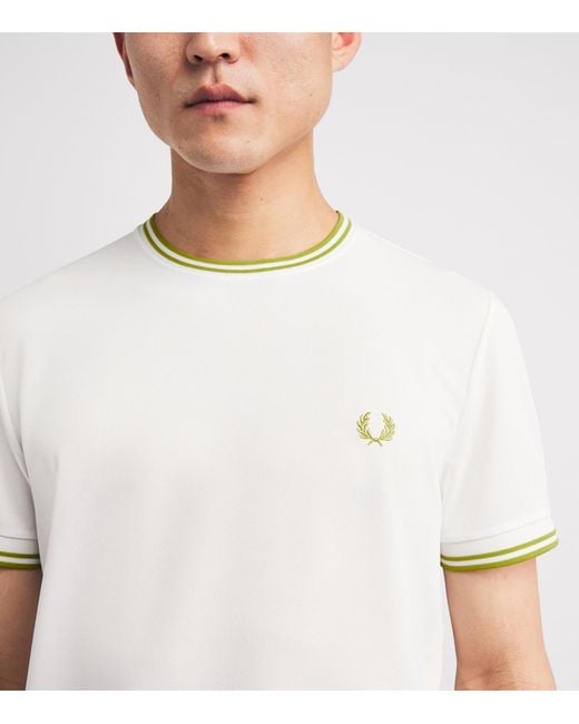 Fred Perry White Tennis T-Shirt for men