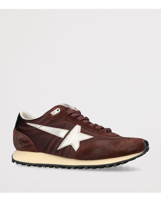 Golden Goose Deluxe Brand Brown Marathon Sneakers for men