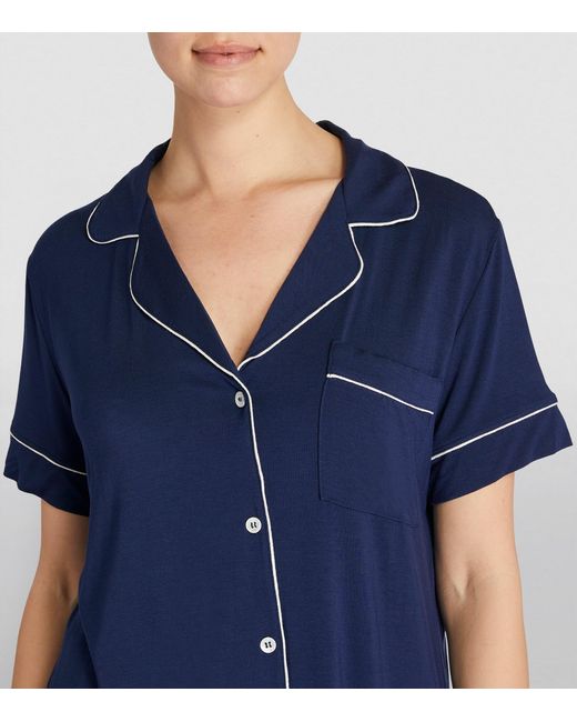 Eberjey Blue Gisele Pyjama Set