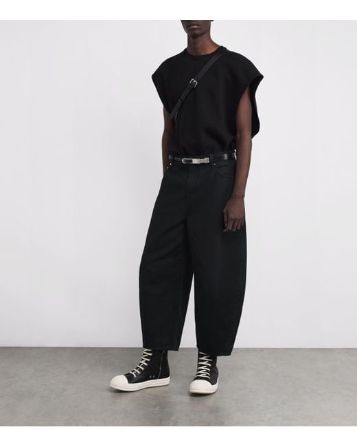 Helmut Lang Blue Barrel-Leg Jeans for men