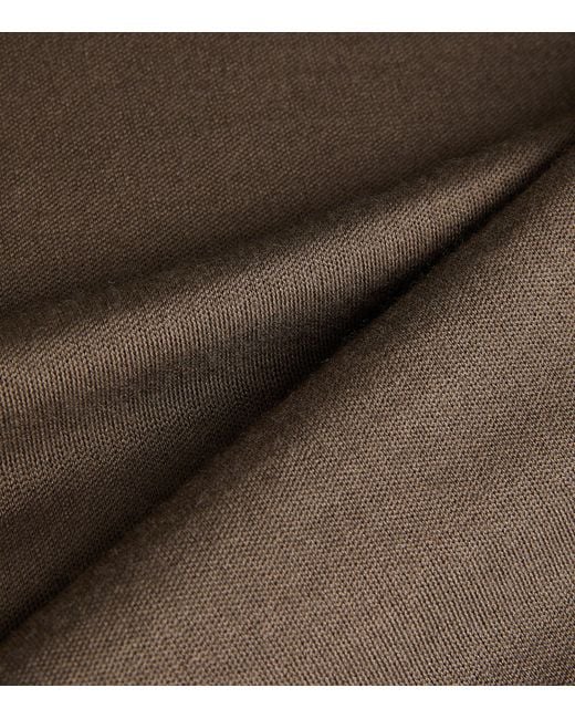 Giorgio Armani Brown Cashmere-silk Blend Sweater for men