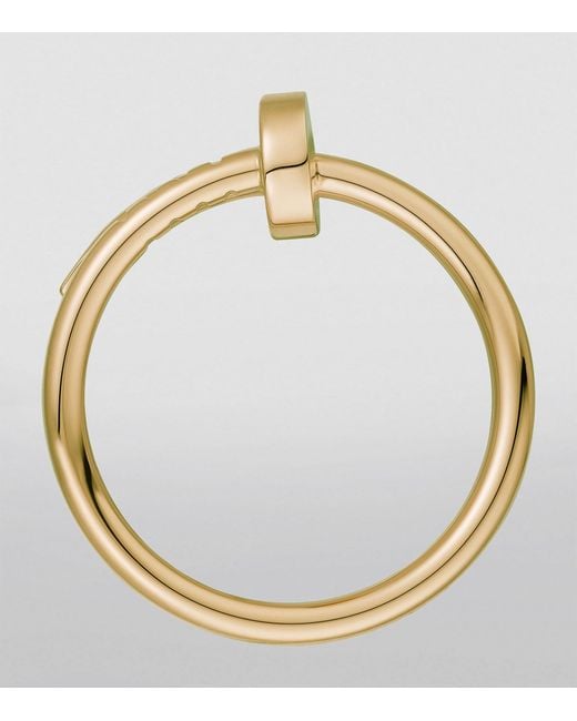 Cartier Metallic Small Yellow Gold Juste Un Clou Ring