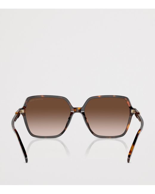 Michael Kors Brown Jasper Square Sunglasses
