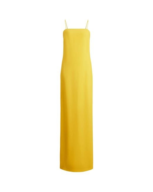 grad dresses yellow Strapless Yellow Lace Layered Prom Dresses, Yellow Lace Layered Long F