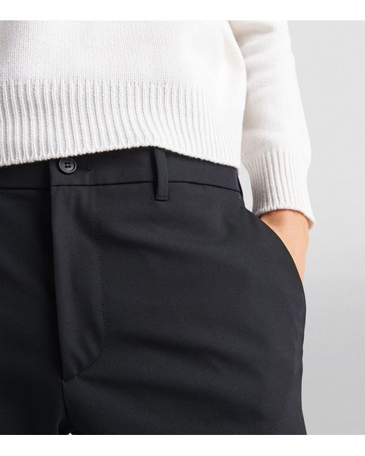Prada Blue Stretch Slim Trousers for men