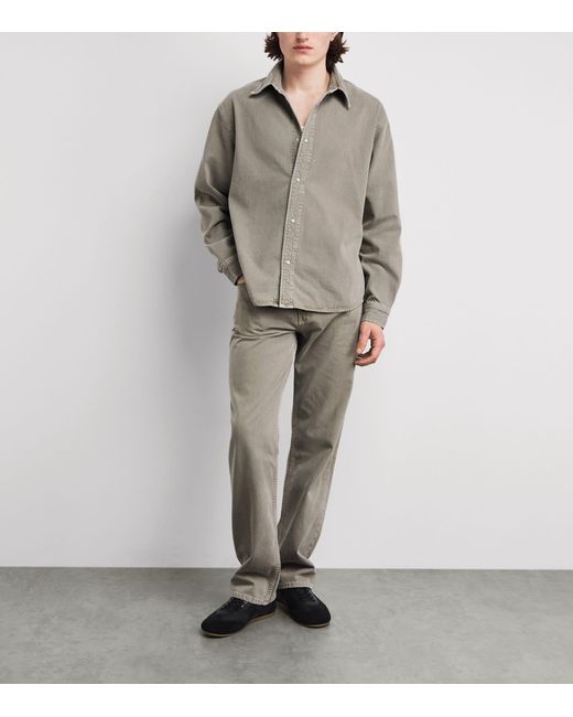 FRAME Gray Relaxed Jeans for men