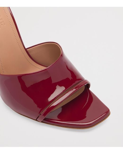 Malone Souliers Red Patent Leather Roxanne Mules 90
