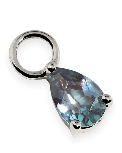 Astrid & Miyu Blue And Alexandrite Birthstone Earring Charm
