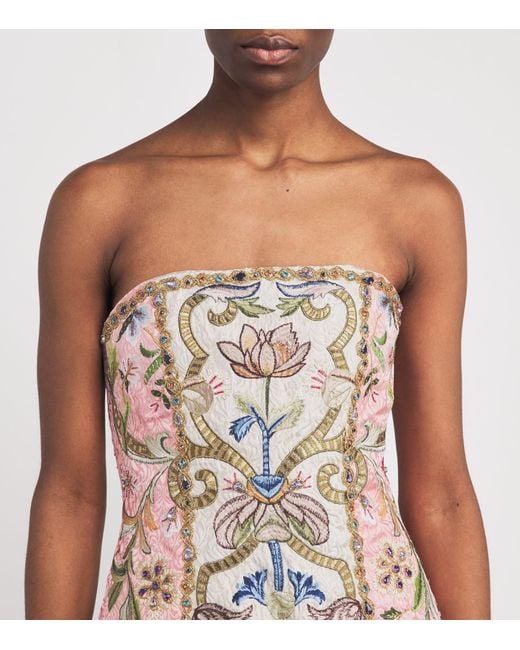 Alice + Olivia Multicolor Embellished Katia Mini Dress