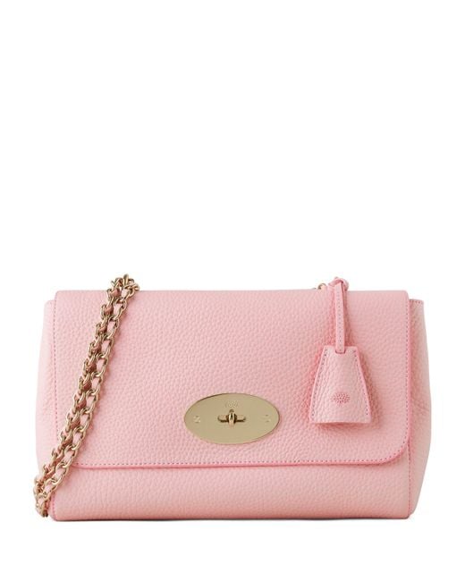 Mulberry Pink Medium Leather Lily Shoulder Bag