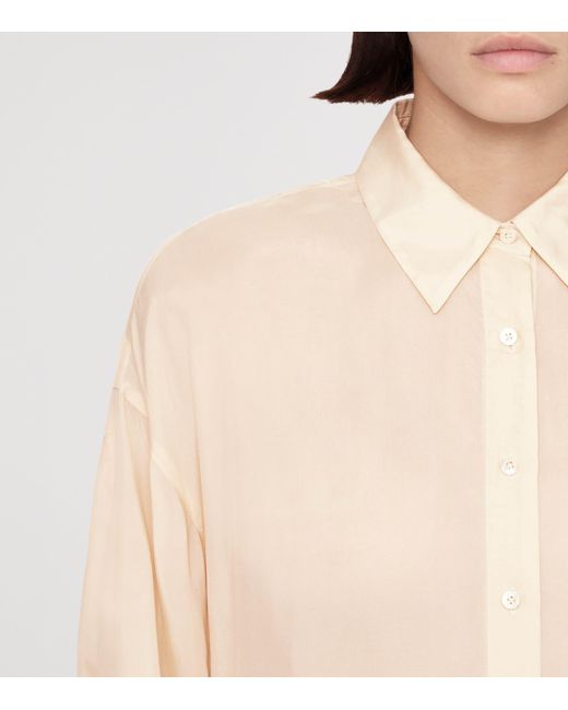 AllSaints Natural Oversized Yurra Shirt Dress