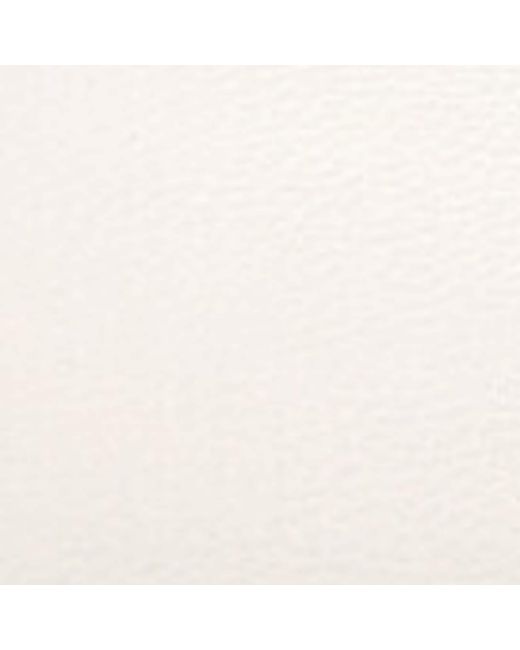 Burberry White Leather Robin Ballet Flats