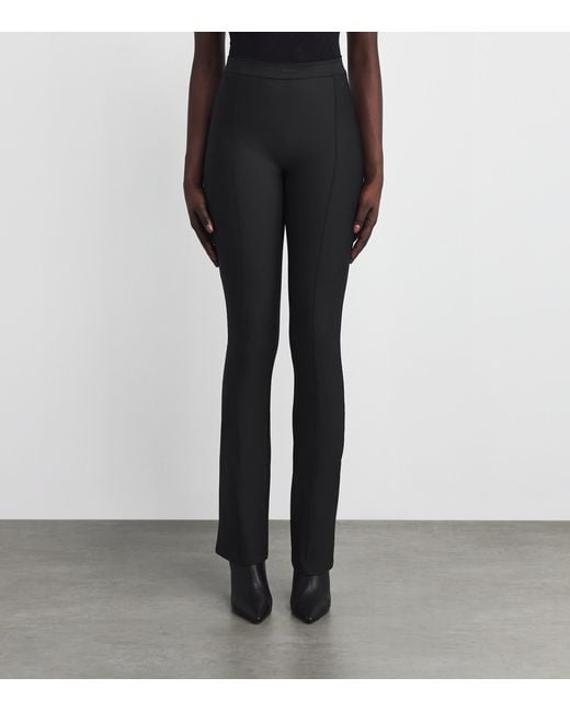 Skims Black High-Waisted Flared Leggings