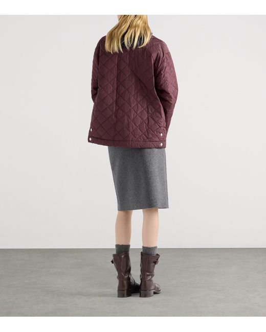 Prada Red Re-Nylon Quilted Jacket