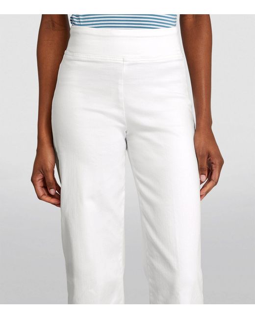 FRAME White The Jetset Cropped Jeans