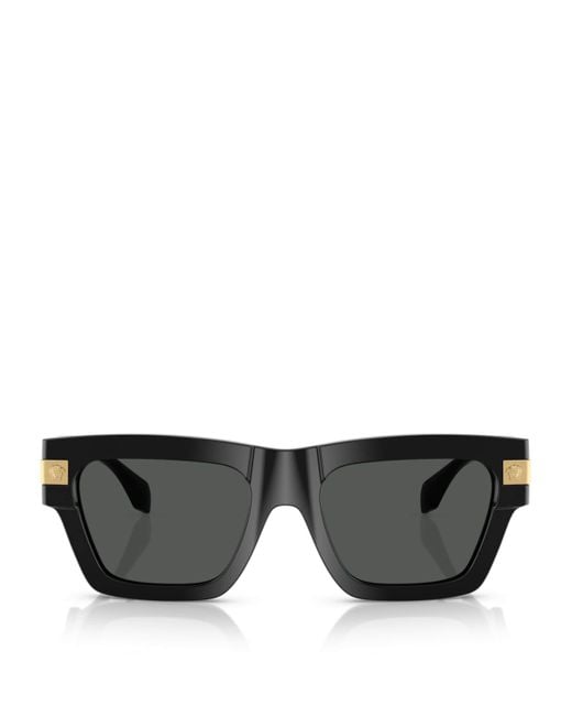 Versace Black Nylon Ve4464 Sunglasses for men