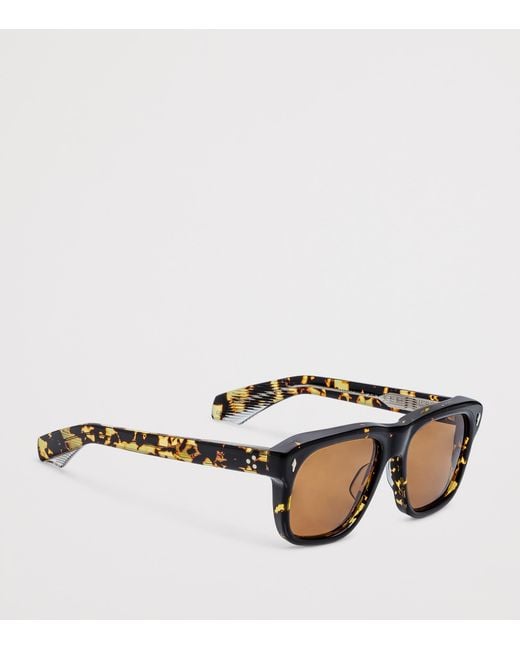 Jacques Marie Mage Black Acetate Yves Sunglasses for men