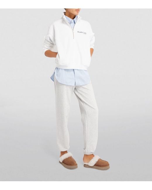 Ugg Brown Suede Platform Slippers