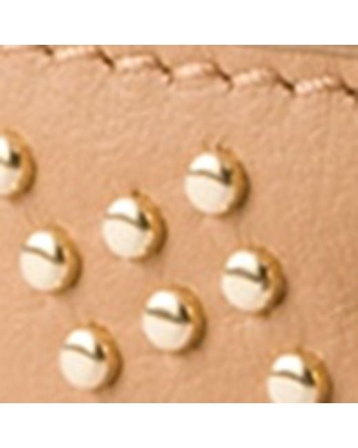 Prada Brown Leather Studded Belt