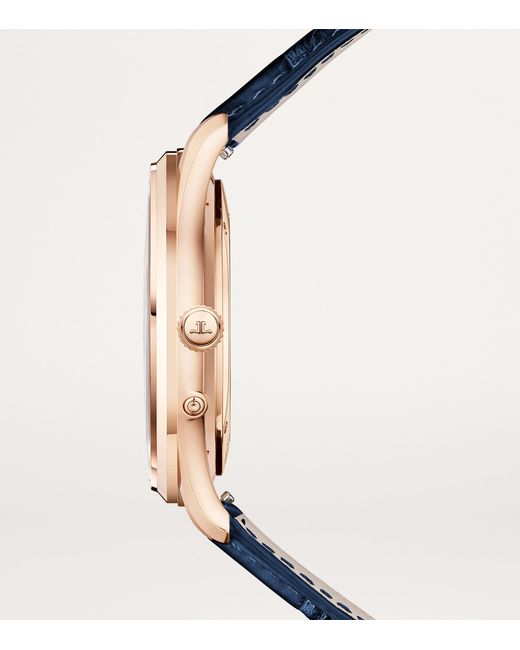 Jaeger-lecoultre Blue Rose Master Ultra Thin Moon Watch for men