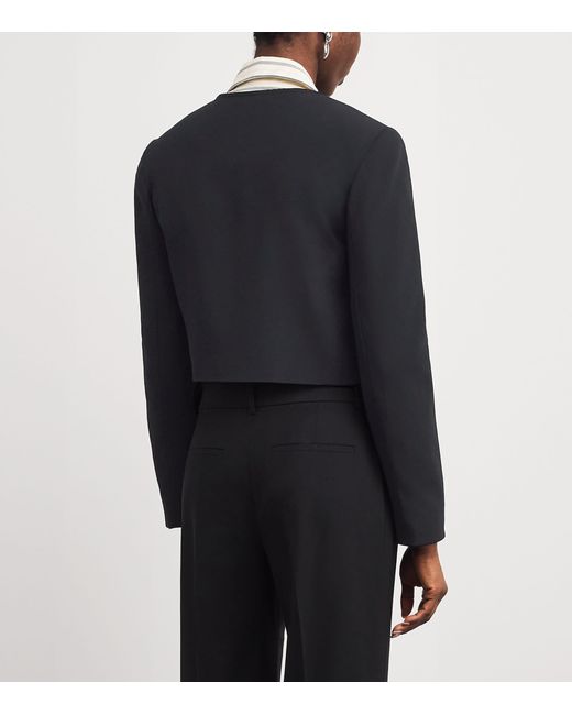Claudie Pierlot Black Round-Neck Jacket