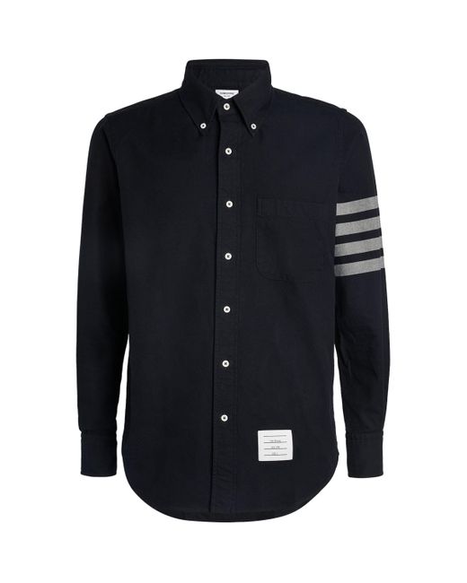 Thom Browne Blue 4-Bar Stripe Shirt for men