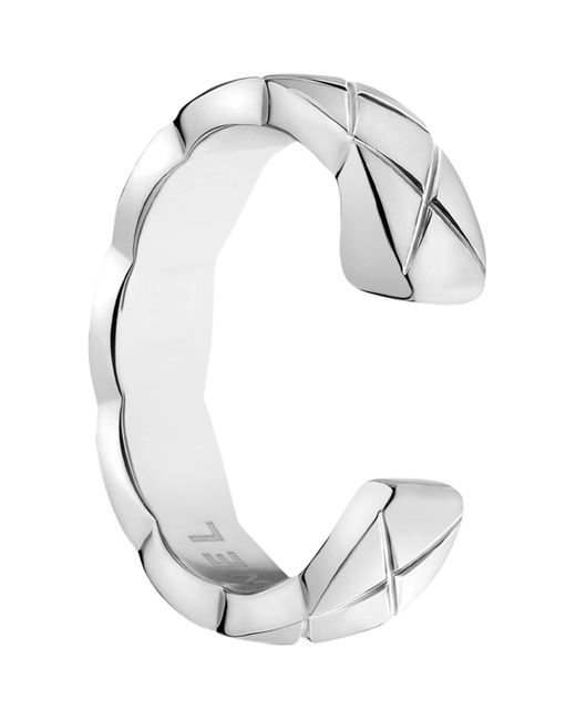 Chanel White And Diamond Coco Crush Single Earring