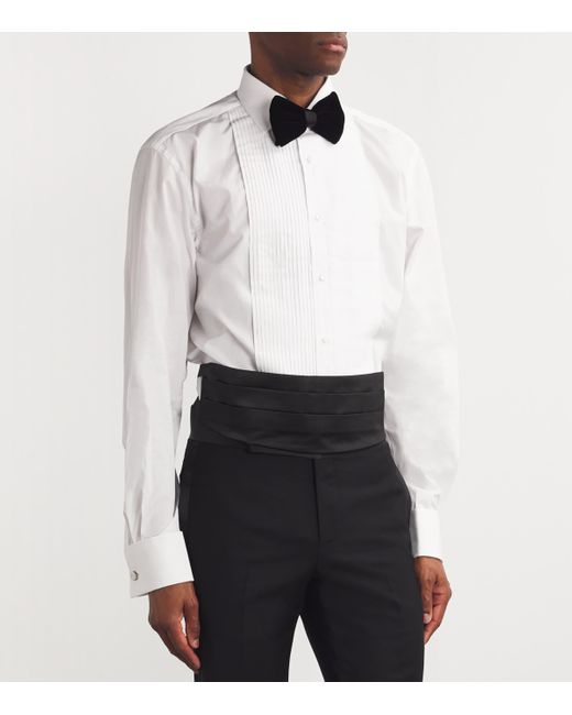 Giorgio Armani Black Silk Cummerbund for men