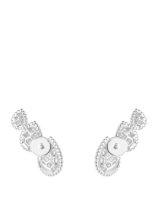 Boucheron Metallic And Diamond Serpent Bohème Three Motifs Earrings