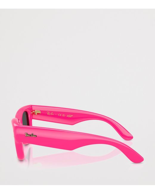 Ray-Ban Pink X A$Ap Rocky Wayfarer Puffer Sunglasses