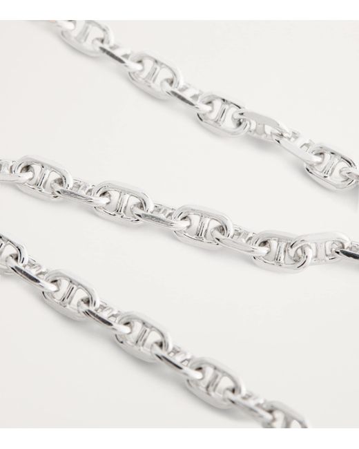 Tom Wood Metallic Sterling Cable Bracelet for men