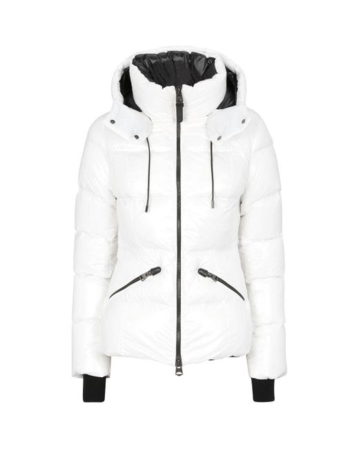 Mackage Madalyn Down Jacket With Removable Hood In Off White - Women