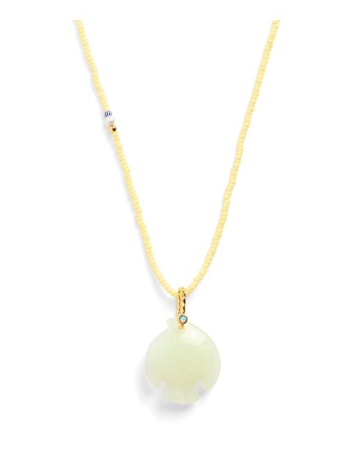 Anni Lu Metallic Plated Beaded Catch Of The Day Necklace