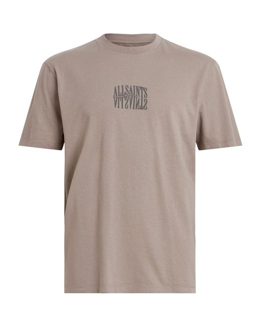 AllSaints Natural Varden Logo T-shirt for men