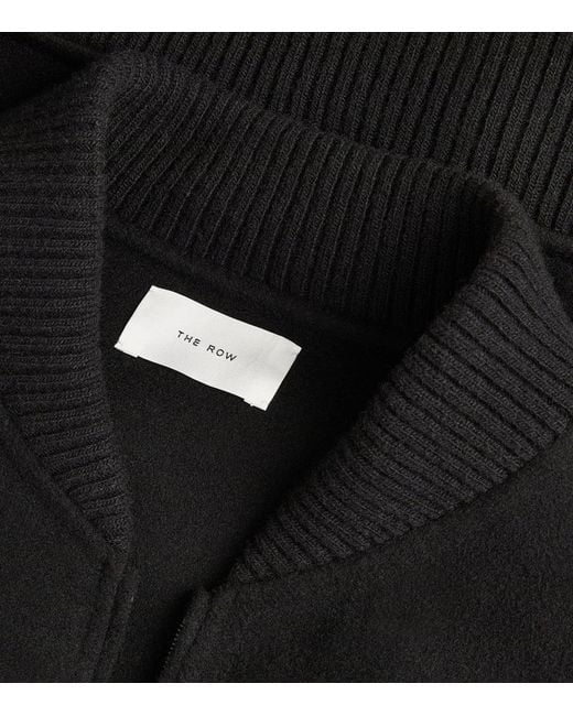 The Row Black Cashmere Daxton Jacket for men