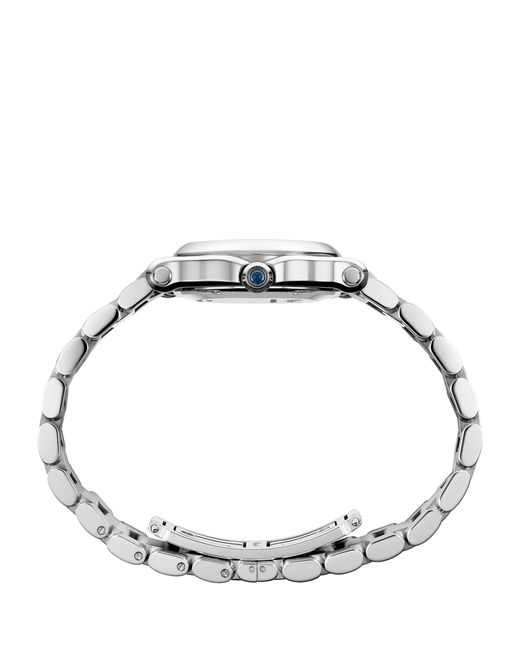 Chopard Blue Stainless Steel And Diamond Happy Sport Watch 30mm