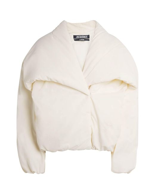 Jacquemus White The Châle Bomber Jacket