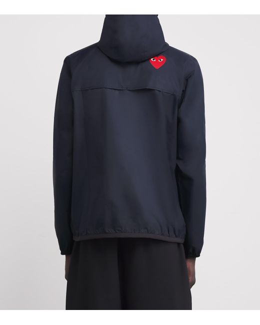 COMME DES GARÇONS PLAY Blue X K-Way Water-Resistant Jacket for men