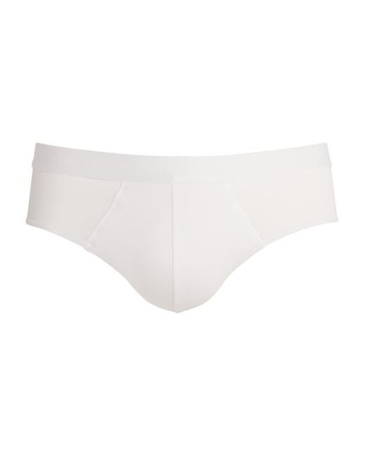 Falke White Daily Climate Control Briefs for men