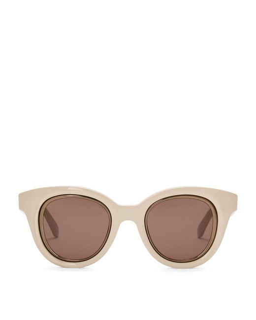 Loewe Brown Mini Anagram Butterfly Sunglasses