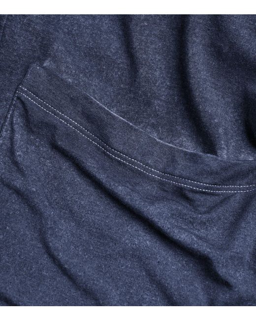 Giorgio Armani Blue Jersey V-neck Cardigan for men