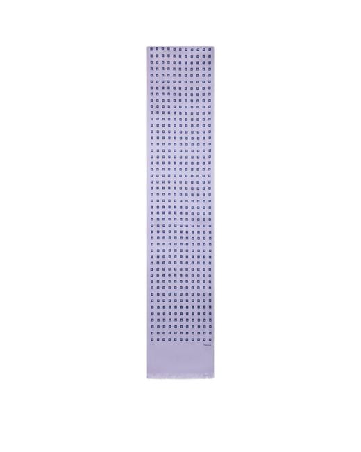 Tom Ford Purple Mulberry Silk Printed Scarf for men