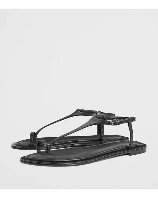 A.Emery Brown Leather Alta Sandals