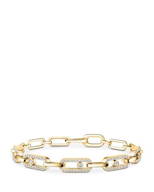 Messika Metallic Move Link And Diamond Multi Bracelet
