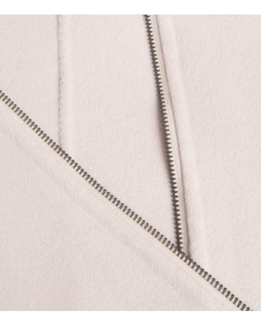 Iris Von Arnim Pink Wool-Cashmere Dance Slim Hoodie