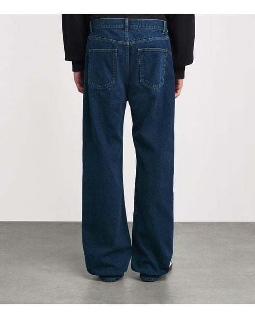 The Row Blue Siouxie Straight Jeans for men